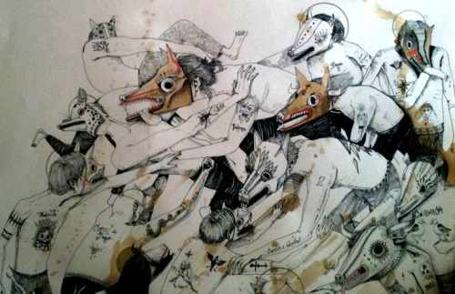 A mural by the street artist Saber