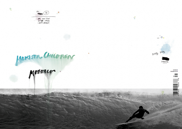 a cover from Monster Children magazine featuring surfer Alex Knost in a cheater five